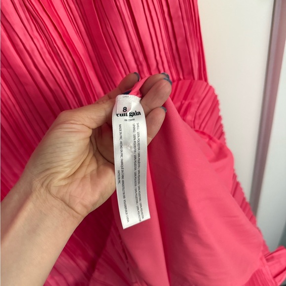 Cult Gaia Ashika Pleated Plisse Strapless Corset Dress Sangria Pink NEW with tag - Picture 8 of 9